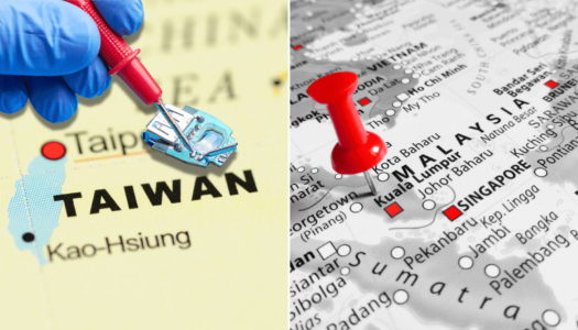 Taiwan y Malasia son ideales para manufacturar electronicos